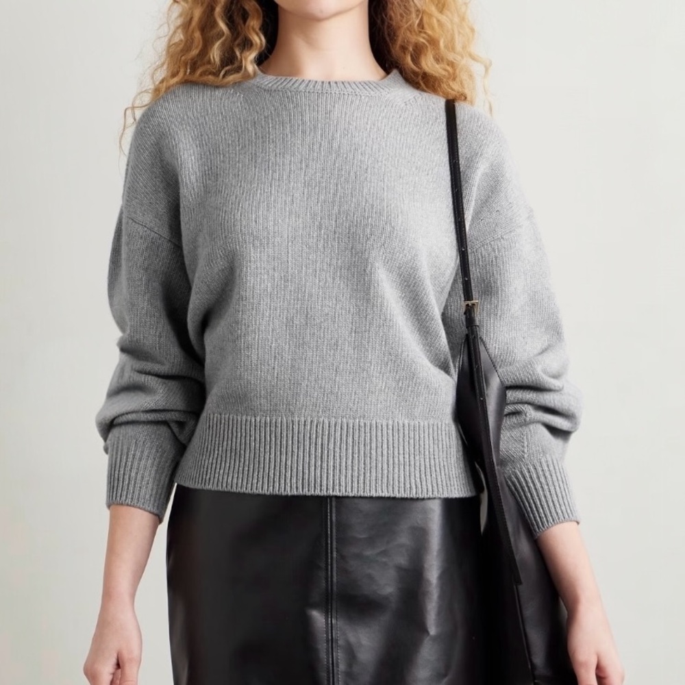 New! ANOTHER TOMORROW Cashmere Knit Sweater Size Medium